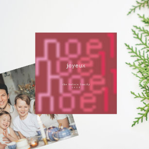 CARTÃO DE FESTIVIDADES JOYEUX NOEL TECH FONT FOTO NATAL