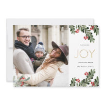 Joyful Boughs de Holly | Folha de ouro
