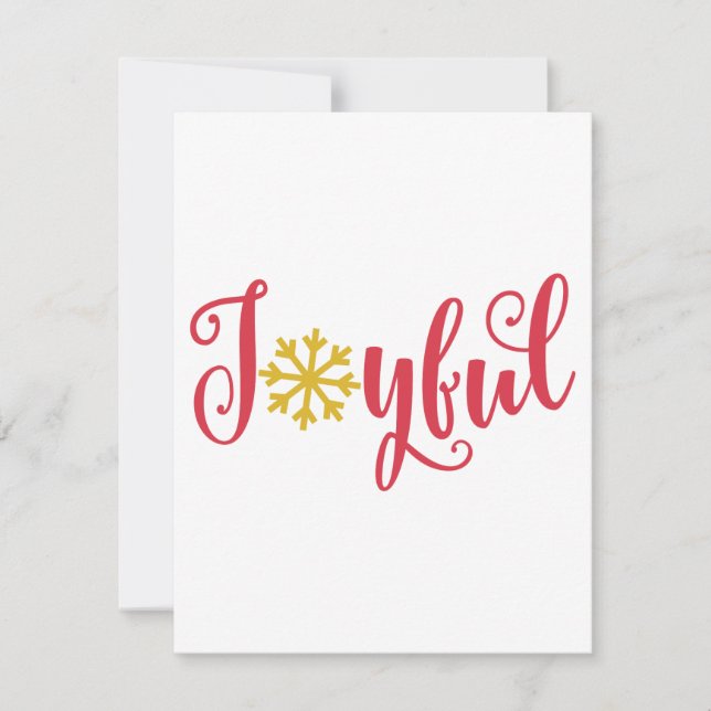 Cartão De Festividades Joyful Coffee Mug (Frente)