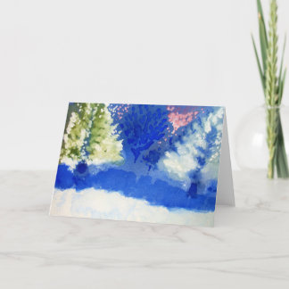 Cartão De Festividades joyful trees greeting card for the holiday season