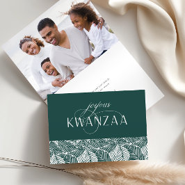 Cartão De Festividades Joyous Flourish | Dentro Foto dobrada Kwanzaa