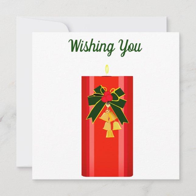 Cartão De Festividades Joyous Holiday Season Card (Frente)