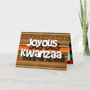 Cartão De Festividades Joyous Kwanzaa