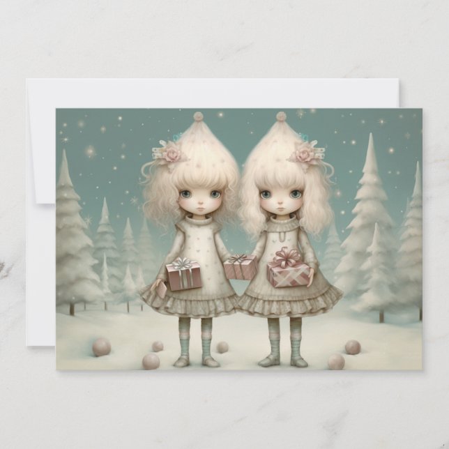 Cartão De Festividades Joyous Times: Desejando a você um Feliz Natal (Frente)