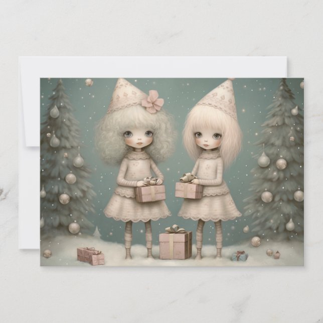 Cartão De Festividades Joyous Times: Desejando a você um Feliz Natal (Frente)