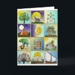 Cartão De Festividades Judaica 12 Tribes of Israel Art<br><div class="desc">You are viewing The Lee Hiller Design Collection. Apparel,  Gifts & Collectibles  Lee Hiller Photography or Digital Art Collection. You can view her Nature photography at http://HikeOurPlanet.com/ and follow her hiking blog within Hot Springs National Park.</div>