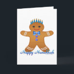 Cartão De Festividades Judaica Hanukkah Gingerpão Man Menorah<br><div class="desc">Você está vendo The Lee Hiller Designs Collection of Home and Office Decor,  Roupa,  Gifts and Coleções. As Designs incluem Lee Hiller Photoographic e Mixed Media Digital Art Collection. Você pode ver sua fotografia da Nature em http://HikeOurPlanet.com/ e seguir seu blog de caminhada no Hot Primavera National Park.</div>