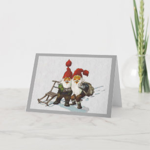 Cartão De Festividades Julenisse Friends Sledim