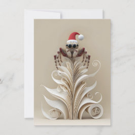 Cartão De Festividades Jumping Spider Christmas Cards
