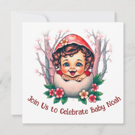 Cartão De Festividades Junte-se a Nós para Celebrar o Bebê