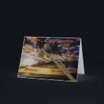 Cartão De Festividades Kaanapali Palms Holiday Card<br><div class="desc">Customize the text inside this tropical holiday card from the wonderful Island of Maui Hawaii. Image captured on Kaanapali Beach by DJ Florek.</div>