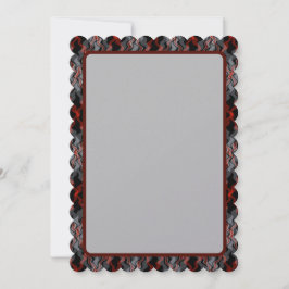 Cartão De Festividades Kaleidoscope Wavy Tartan de Pierce