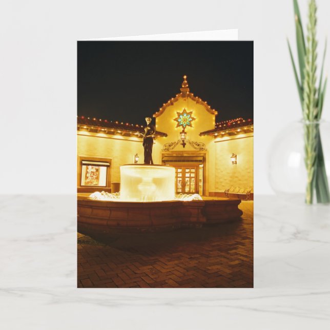 Cartão De Festividades Kansas City Plaza Lights (Frente)