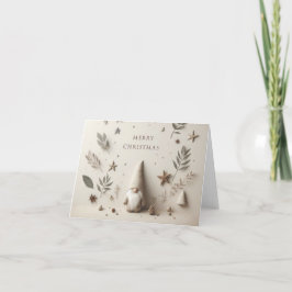 Cartão De Festividades Kerstkaart kabouter