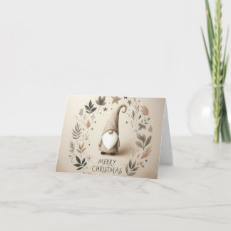 Cartão De Festividades Kerstkaart kabouter