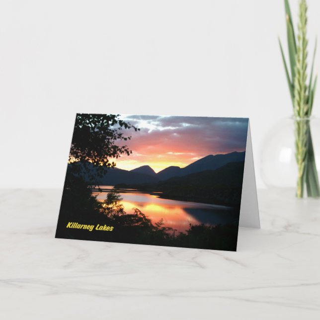 Cartão De Festividades Killarney (Frente)