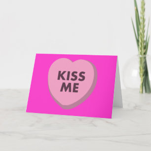 Cartão De Festividades Kiss Me, Valentine's Day