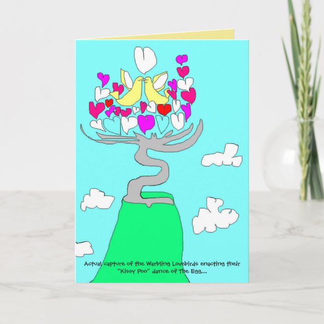 Cartão De Festividades Kissy Poo (Frente)