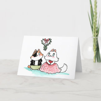 Cartão De Festividades Kit e Angora sob o mistério