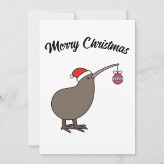 Cartão De Festividades Kiwi Natal