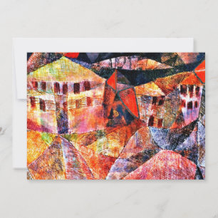 Cartão De Festividades Klee - O Hotel