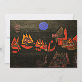 Cartão De Festividades Klee - Ships in the Night
