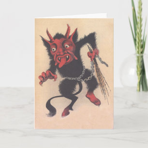 Cartão De Festividades Krampus