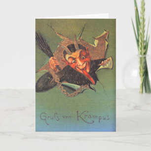 Cartão De Festividades Krampus