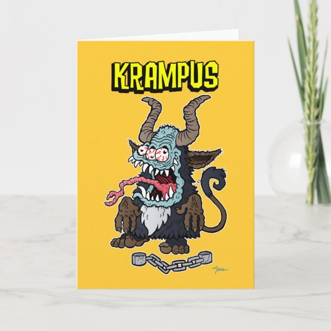CARTÃO DE FESTIVIDADES KRAMPUS 00 (Frente)