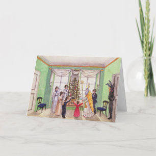 Cartão De Festividades Krampus and St. Nicholas from journal of Carl