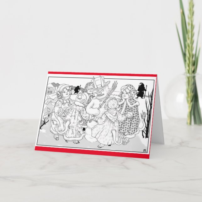 Cartão De Festividades Krampus é para todos! (Frente)