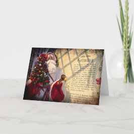 Cartão De Festividades Kris Kringle
