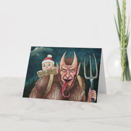 Cartão De Festividades Krumpus