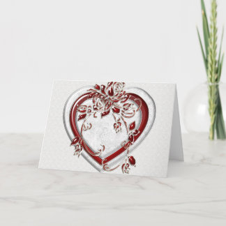 Cartão De Festividades KRW Valentine Heart