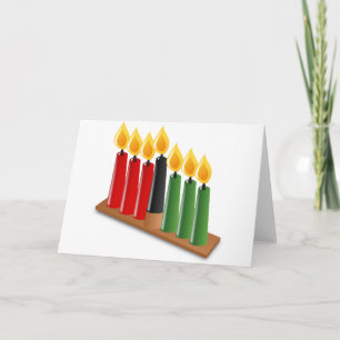 Cartão De Festividades kwanzaa africano