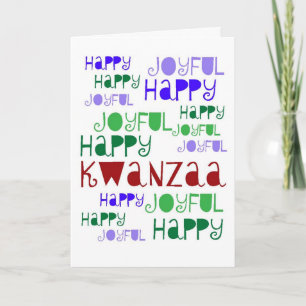 Cartão De Festividades Kwanzaa card