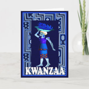 Cartão De Festividades Kwanzaa , Heads are the best transport!