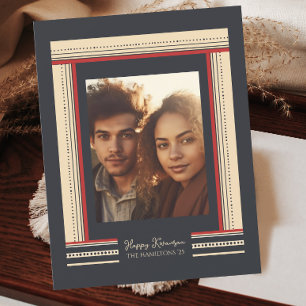 Cartão De Festividades Kwanzaa, Limite Mínimo de Fita Moderno