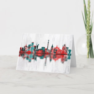 Cartão De Festividades Kyiv Ucrânia Skyline