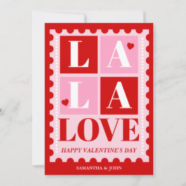 Cartão De Festividades La La Love Funny Valentine’s Day Card