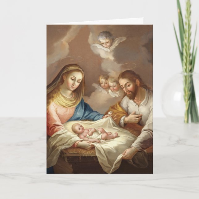 Cartão De Festividades La Natividad (Frente)