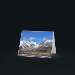 Cartão De Festividades La Platas in Winter<br><div class="desc">Snow-capped peaks above the snowy meadows below. Hesperus,  CO.</div>