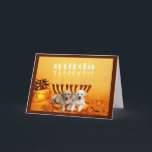 Cartão De Festividades Labrador Retriever Chanukah Card Menorah<br><div class="desc">Lembrar a família e os amigos durante a temporada de Chanukah é uma maneira maravilhosa de manter contato com as pessoas que você ama e se importa. Criei com amor e cuidado estes cartões Chanukah para cães e tenho a certeza de que qualquer pessoa que ame cães ficará encantada em...</div>