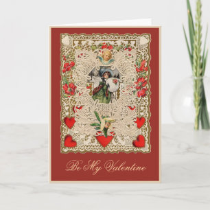 Cartão De Festividades Lacy Design Victorian Valentine Greeting Cards