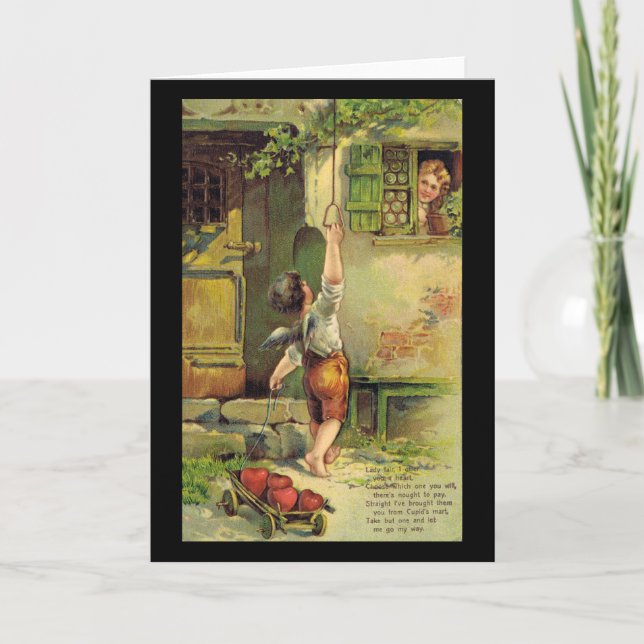 Cartão De Festividades Lady Fair Valentine (Frente)