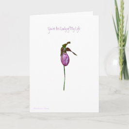 Cartão De Festividades Lady Slipper: Você é a Lady da Minha Vida - Namora