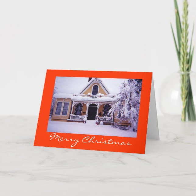 Cartão De Festividades Lake Tahoe Christmas Collection Cards (Frente)