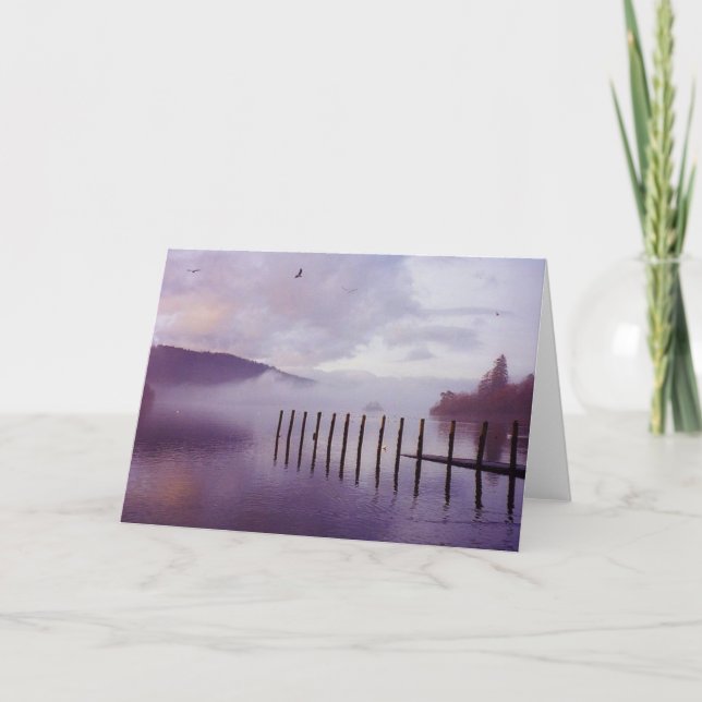 Cartão De Festividades Lake Windermere (Frente)