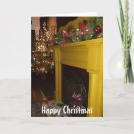 Cartão De Festividades Lâmpadas de incêndio e de Natal, Sheffield.