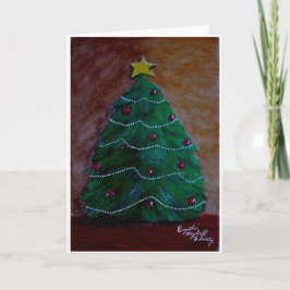 Cartão De Festividades lápis de mistura brilhante - lápis árvore de Natal
